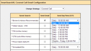 setup search results by email